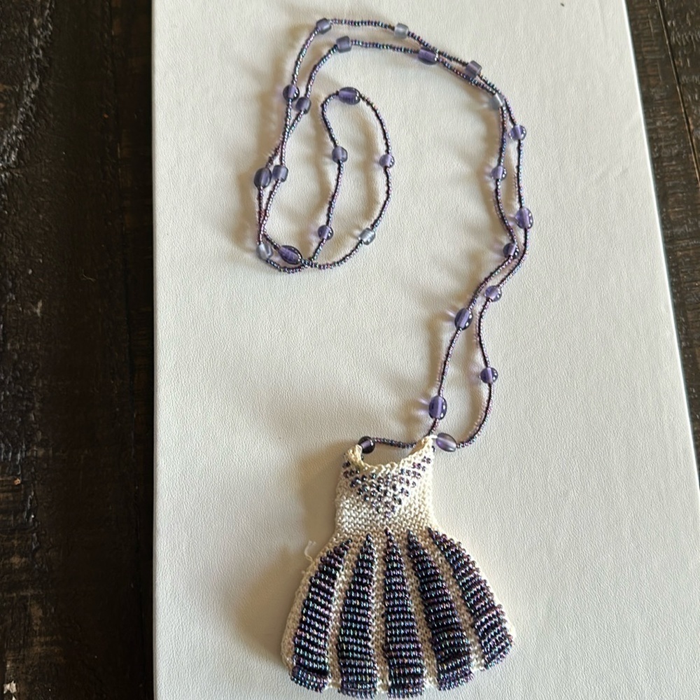 Beaded, crocheted, amulet, medicine bag